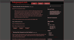 Desktop Screenshot of fakepassport.info